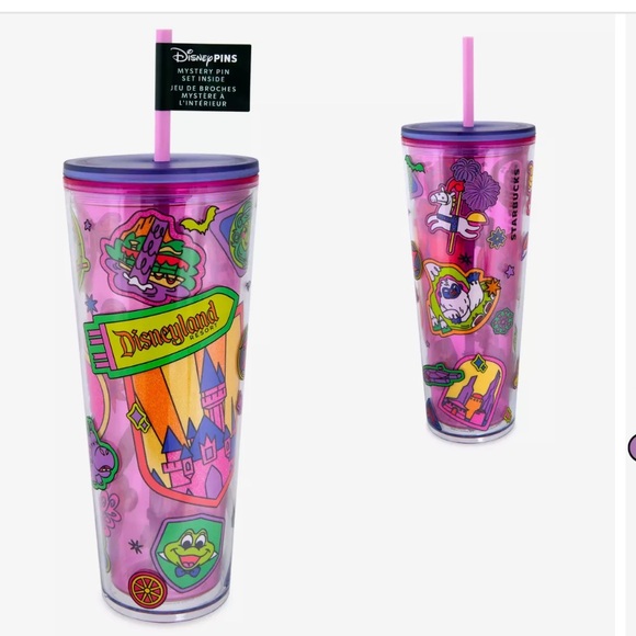 Disneyland Starbucks® Travel Tumbler Only (No Pins) - Picture 4 of 8
